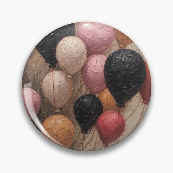 Item preview, Balloons in textured, colorful paintings designed and sold by Mianku | Für das Leben.