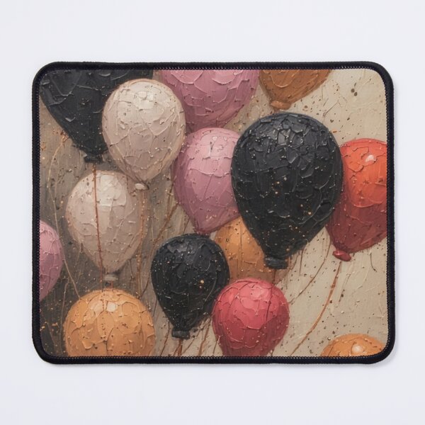 Item preview, Balloons in textured, colorful paintings designed and sold by Mianku | Für das Leben.
