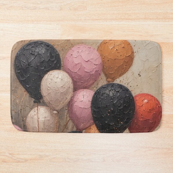 Item preview, Balloons in textured, colorful paintings designed and sold by Mianku | Für das Leben.