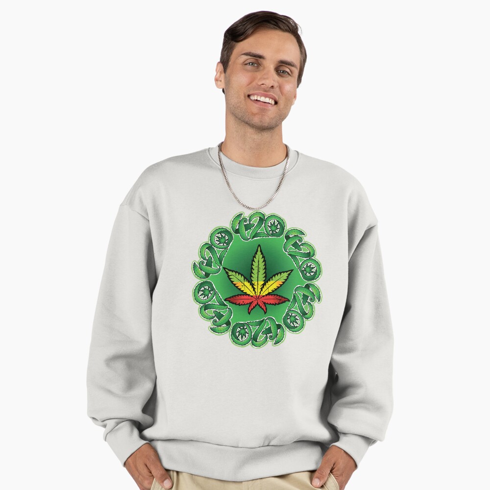 420 Festival Rasta Oversized Sweatshirt