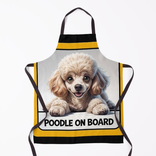 Item preview, Poodle On Board - Cute Dog Car Sign designed and sold by SolaoLab.