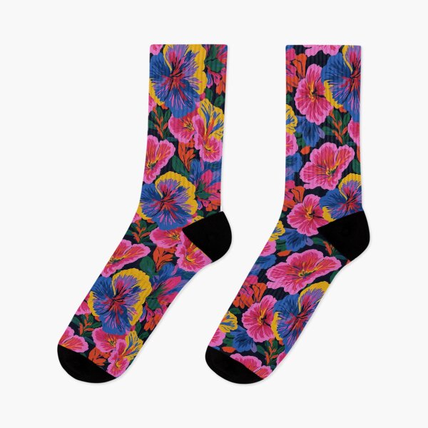 Item preview, Classic Vibrant Tropical Floral Pattern For Garden Party designed and sold by RoyalStarsPatts.