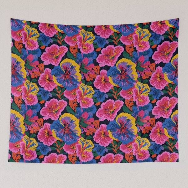 Item preview, Classic Vibrant Tropical Floral Pattern For Garden Party designed and sold by RoyalStarsPatts.