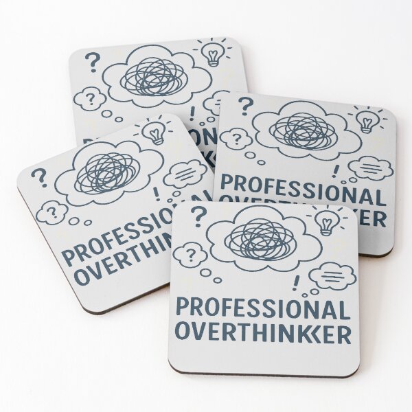 Item preview, Professional Overthinker – Funny Relatable Mind Doodle Design designed and sold by GRYFFWEAR.
