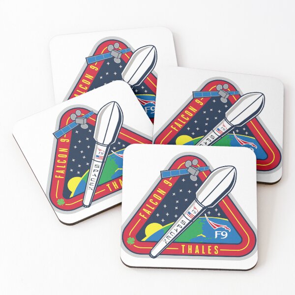 Item preview, SpaceX Falcon 9 Thales Mission Patch designed and sold by CharlieDesings.