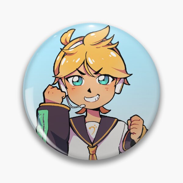 Item preview, Kagamine Len Button designed and sold by Pakhitou.