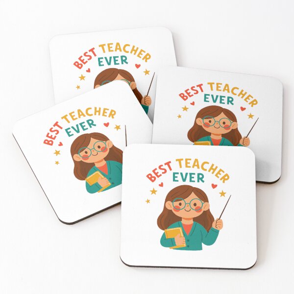 Item preview, Best Teacher Ever Cute Cartoon Illustration designed and sold by Yeaha.