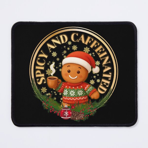Item preview, Spicy and Caffeinated Gingerbread Christmas Art designed and sold by PROPera-design.