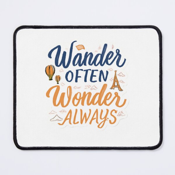 Item preview, Wander Often, Wander Always Adventure Vintage Travel designed and sold by Retro-Anime9.