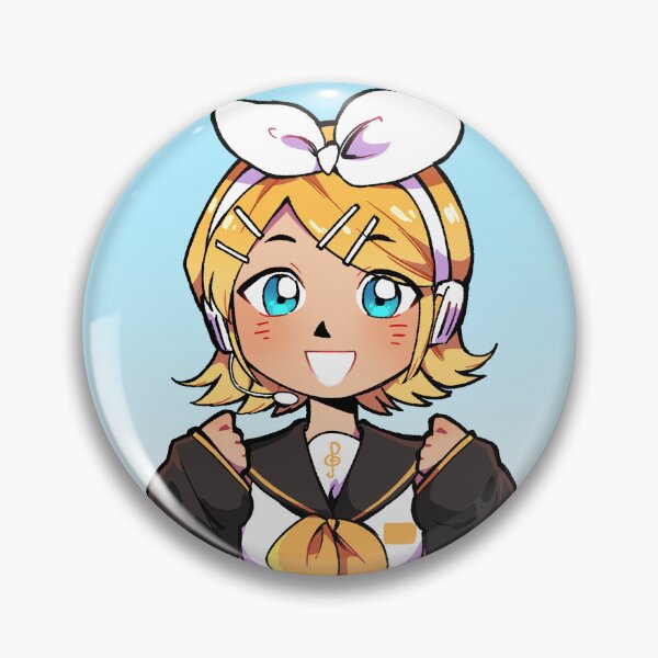 Item preview, Kagamine Rin Button designed and sold by Pakhitou.