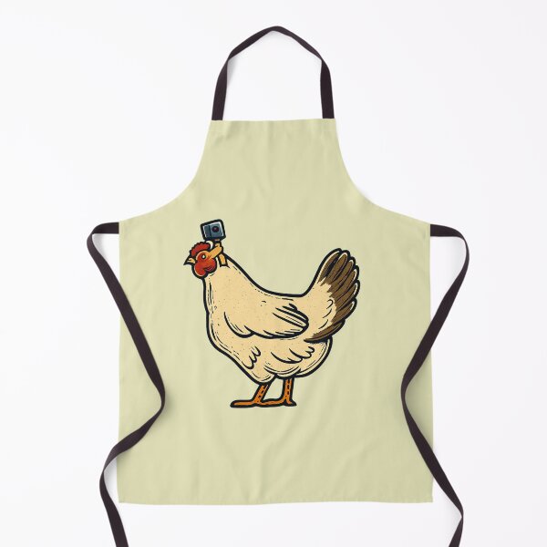 Item preview, Chicken With GoPro – Funny Farm Animal Illustration designed and sold by Yeaha.