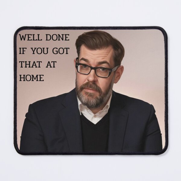 Item preview, Richard Osman british tv star –minimalist portrait design,books the impossible fortune. designed and sold by I​ AM​ O.J.A ..