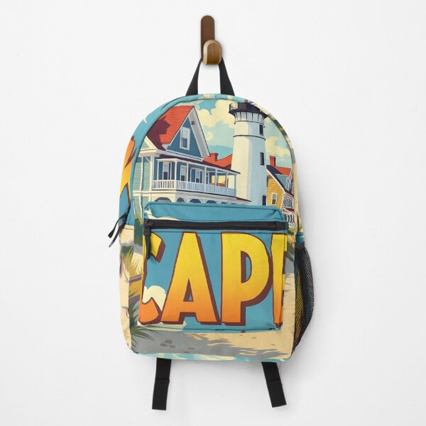 Item preview, Cape May, New Jersey - Vintage-Style Painterly Travel Poster designed and sold by LSVart.
