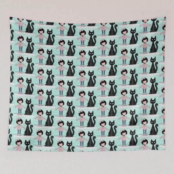 Item preview, Fuzzy cat lover  designed and sold by Sonia Jones Art.