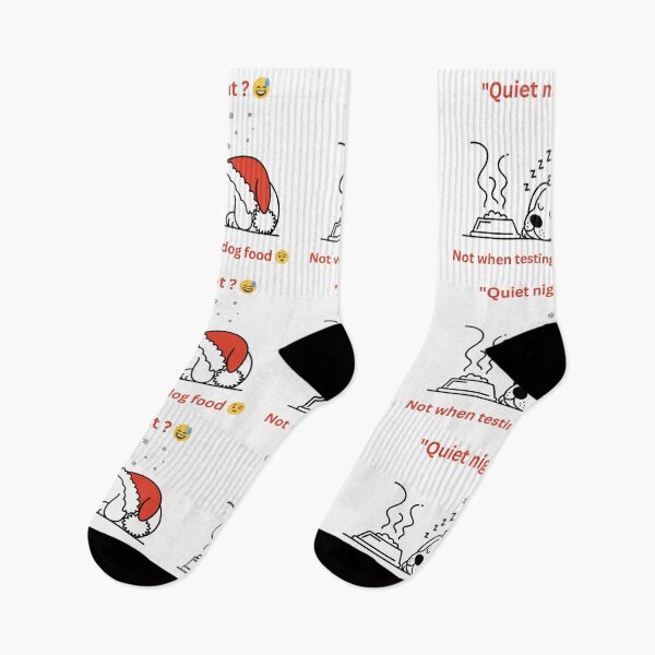 Item preview,  Christmas dog food tester , quiet night  designed and sold by YourTrendyTees.