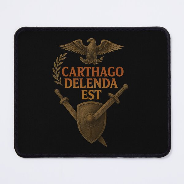 Item preview, Carthago Delenda Est Ancient Roman Quote 2 designed and sold by Retr0Tshirts.