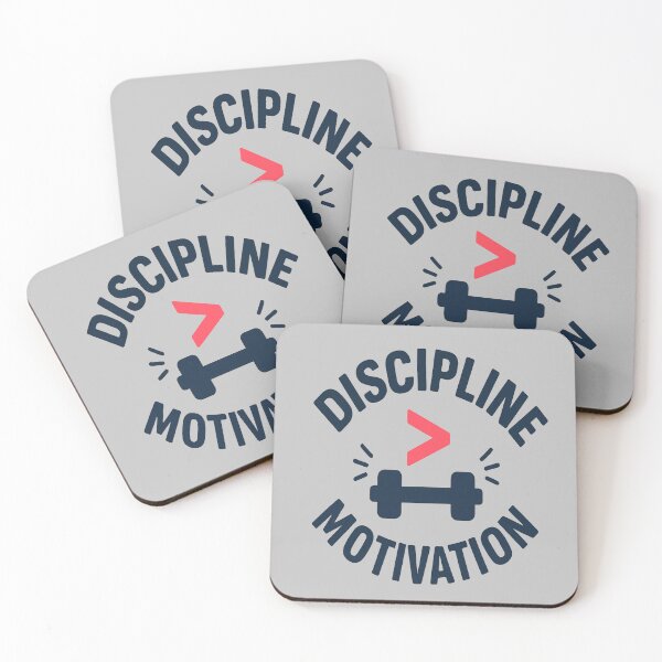 Item preview, Discipline Greater Than Motivation – Gym Fitness Mindset Design designed and sold by GRYFFWEAR.