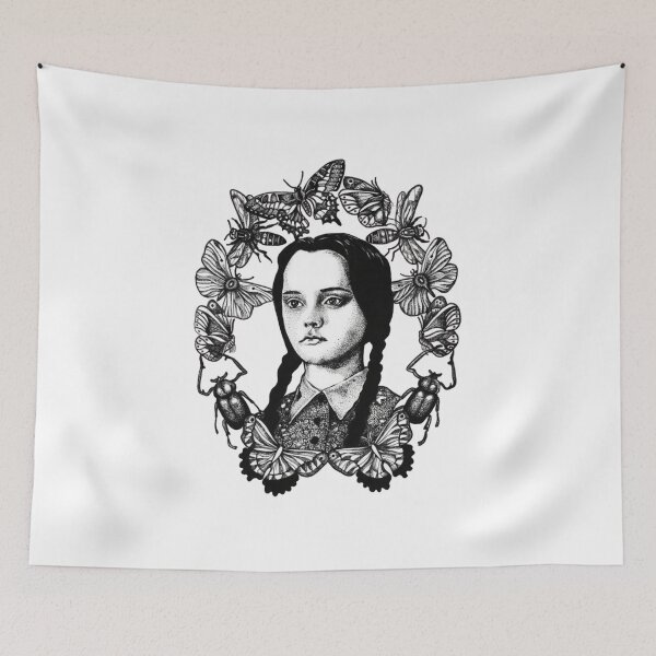 Item preview, Addams Family - Vintage Butterfly And Moth Portrait  designed and sold by Mackk269.