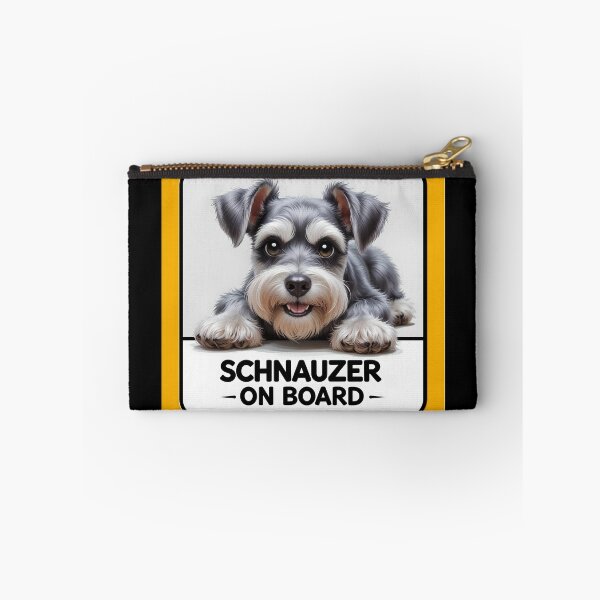 Item preview, Schnauzer On Board - Cute Miniature Schnauzer Dog Car Sign designed and sold by SolaoLab.