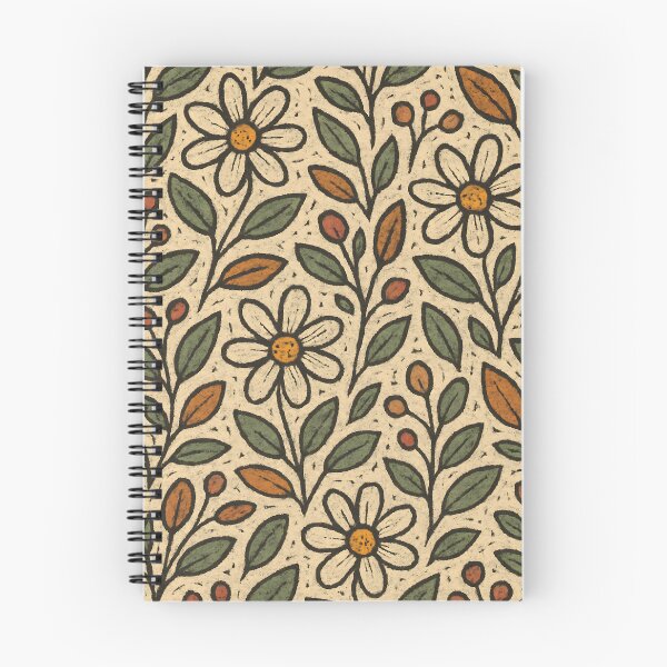 Item preview, Appalachian Folk Floral Tapestry – Simple Daisy Pattern designed and sold by Artsy-With.