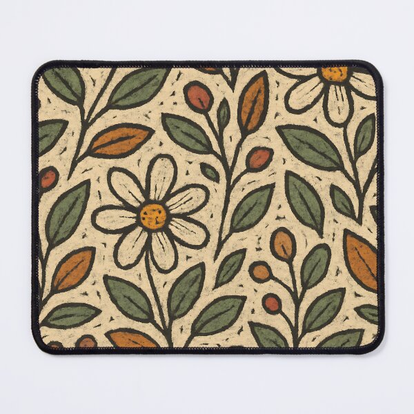 Item preview, Appalachian Folk Floral Tapestry – Simple Daisy Pattern designed and sold by Artsy-With.