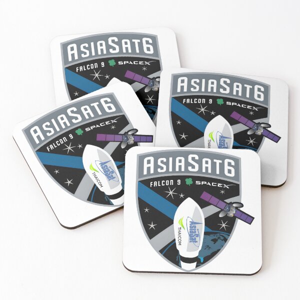 Item preview, SpaceX AsiaSat 6 THAICOM Falcon 9 Mission Patch designed and sold by CharlieDesings.