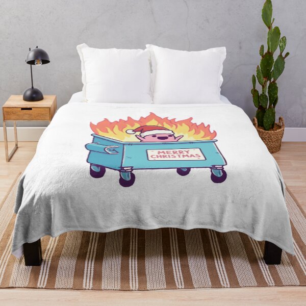 Item preview, Dumpster On Fire Merry Christmas designed and sold by Gkinoki.