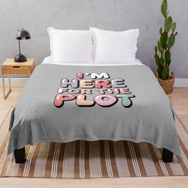 Item preview, Live Like a Character – I'm Here for the Plot, The Plot Thickens designed and sold by SoftyDesigns.