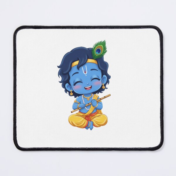 Item preview, Cute Baby Krishna Playing Flute designed and sold by Moanx Store.
