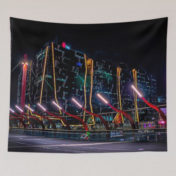 Item preview, Night time view across from Southern Cross Station - Melbourne, Victoria, Australia designed and sold by Steven Jodoin.