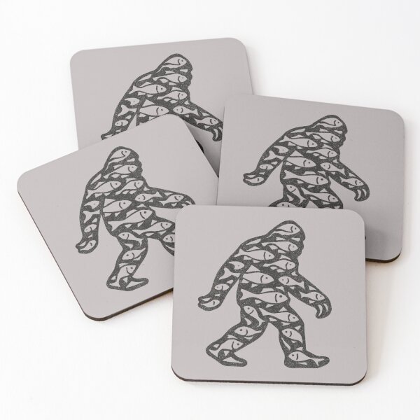 Item preview, Bigfoot With Fish designed and sold by Planetporridge.