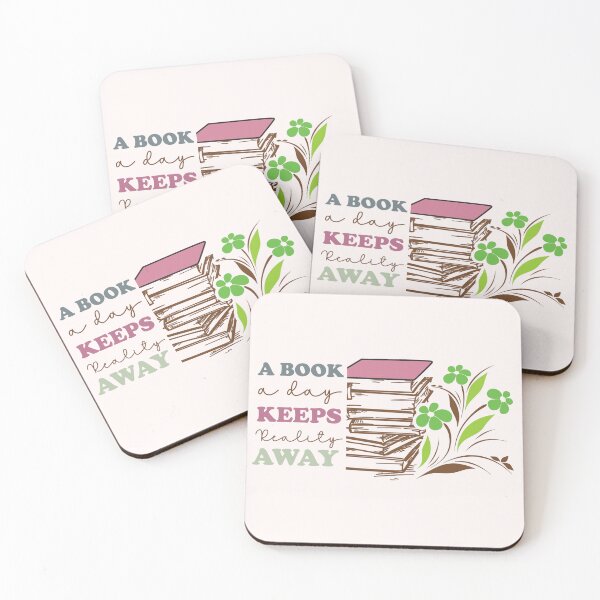 Item preview, A Book A Day Keeps Reality Away – Apparel & Home Decor Collection designed and sold by Compass and a Camera.