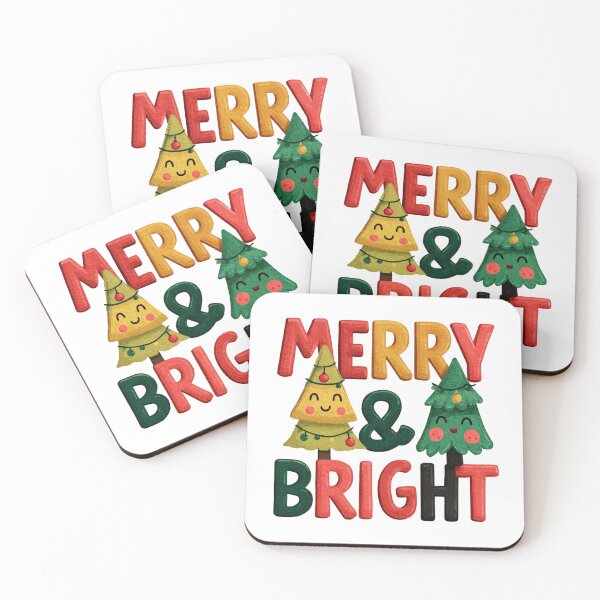 Item preview, Cute Merry and Bright trees designed and sold by MendaciousMina.