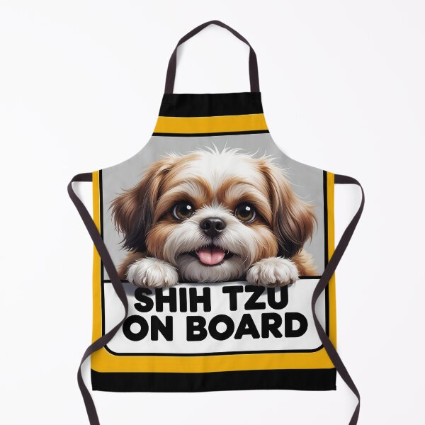Item preview, Shih Tzu On Board - Cute Dog Car Sign designed and sold by SolaoLab.