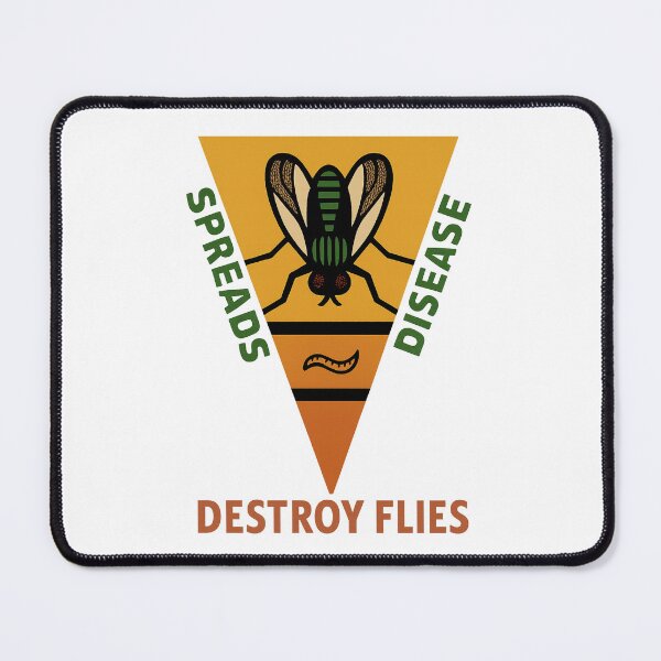 Item preview, Destroy Flies – Vintage Health Warning Poster designed and sold by Yeaha.