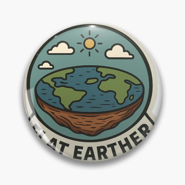 Item preview, Flat Earther sticker  designed and sold by Hovany96.