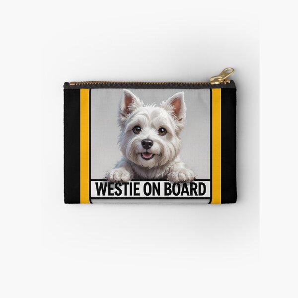 Item preview, Westie On Board - Cute West Highland White Terrier Dog Car Sign designed and sold by SolaoLab.