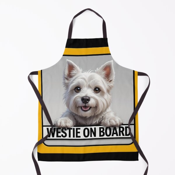 Item preview, Westie On Board - Cute West Highland White Terrier Dog Car Sign designed and sold by SolaoLab.