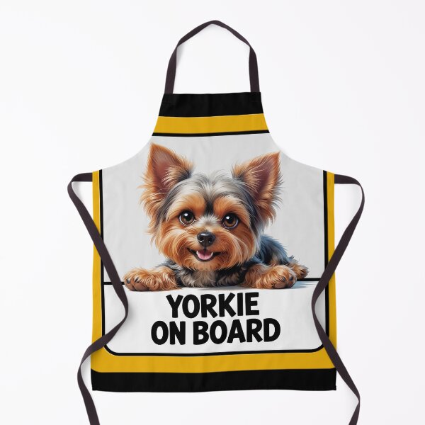 Item preview, Yorkie On Board - Cute Yorkshire Terrier Dog Car Sign designed and sold by SolaoLab.