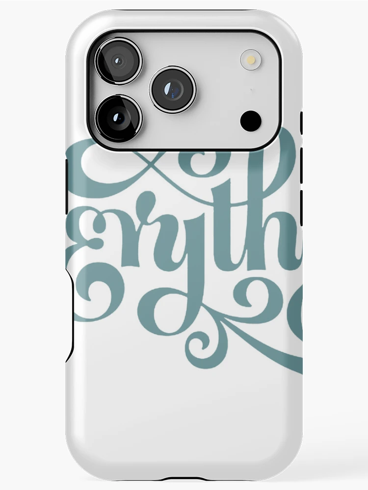 Thumbnail 1 of 4, iPhone Case, Everything Retro Script Lettering Design designed and sold by andry01.
