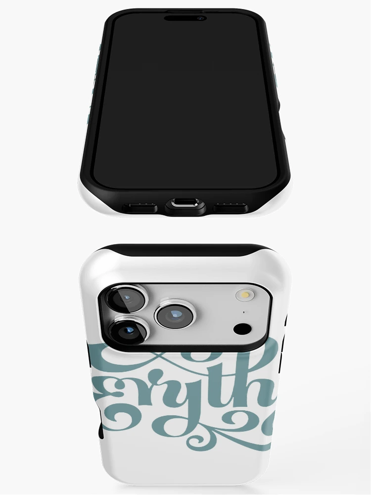 Thumbnail 3 of 4, iPhone Case, Everything Retro Script Lettering Design designed and sold by andry01.