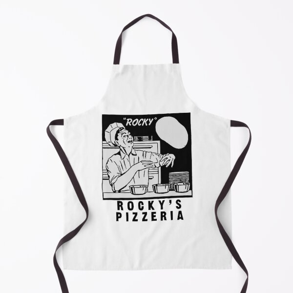 Artikelvorschau, Rocky’s Pizzeria – Retro-Illustration eines Pizzabäckers entworfen und verkauft von Yeaha.