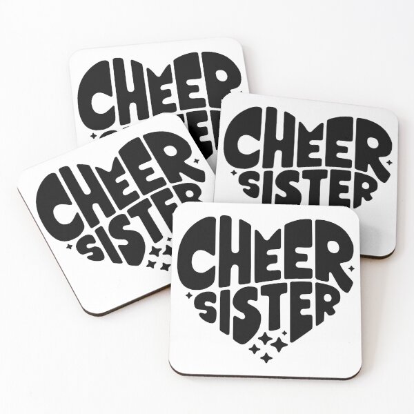 Item preview, Cheer Sister Heart designed and sold by FloraliteCo.