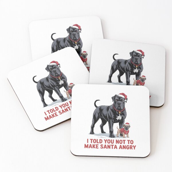 Item preview, I Told You Not to Make Santa Angry Cane Corso Christmas Gift designed and sold by Slaw-Creation.