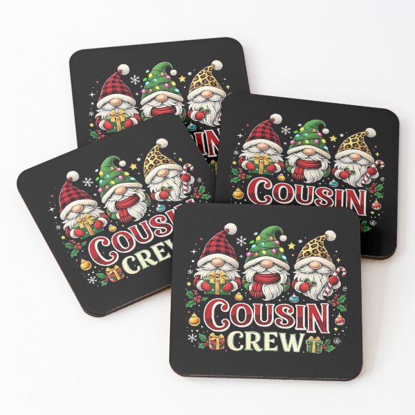 Item preview, Cousin Crew Christmas Gnomes | Cute Holiday Family Matching T-Shirt Design designed and sold by The-Daily-Drape.