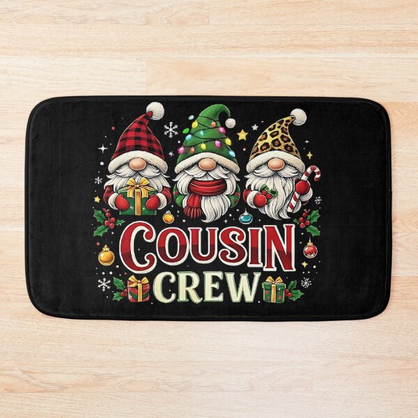 Item preview, Cousin Crew Christmas Gnomes | Cute Holiday Family Matching T-Shirt Design designed and sold by The-Daily-Drape.