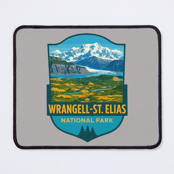 Item preview, Wrangell–St. Elias Alaska Mountain Sticker designed and sold by Ismeal Von.