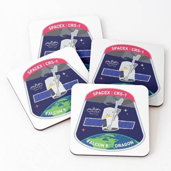 Item preview, SpaceX CRS-1 First Operational Dragon Resupply Mission Patch designed and sold by CharlieDesings.