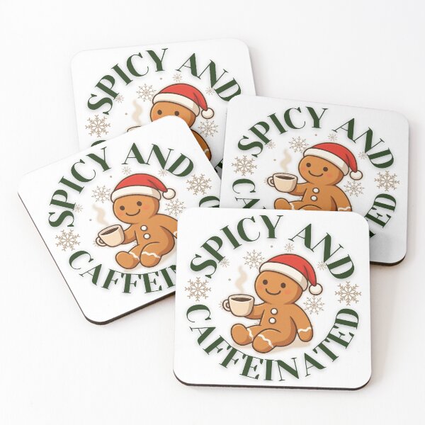 Item preview, Cute Spicy and Caffeinated Gingerbread Christmas designed and sold by PROPera-design.