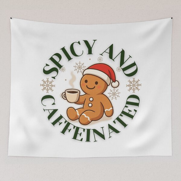 Item preview, Cute Spicy and Caffeinated Gingerbread Christmas designed and sold by PROPera-design.